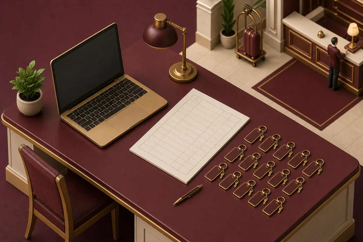 Organising Twelve Rooms with One Email